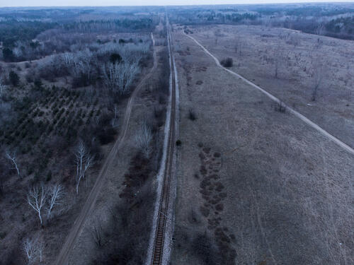 Railroad towards border